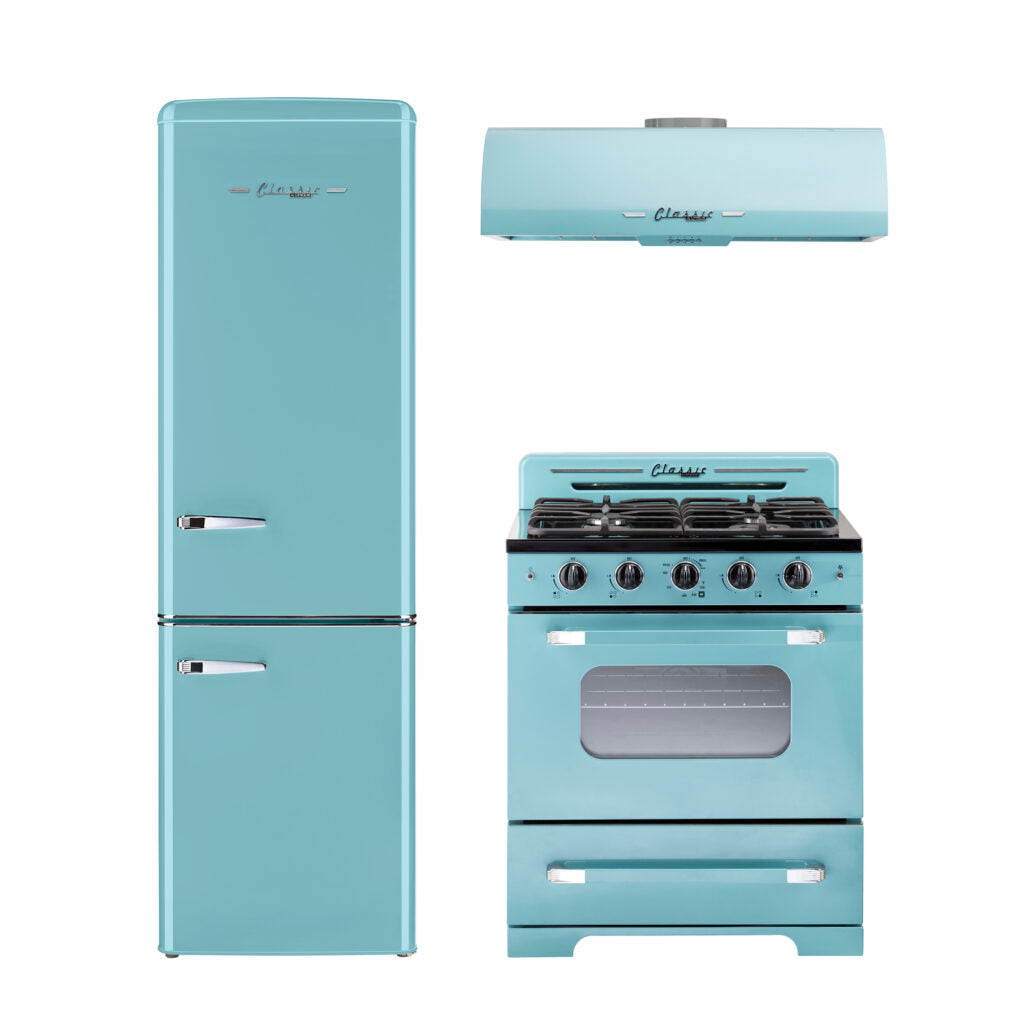 Unique 30' Classic Retro Ocean Mist Turquoise Range Hood
