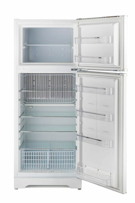 Unique 14 cu/ft Classic Retro Marshmallow White Propane Refrigerator Standard Model