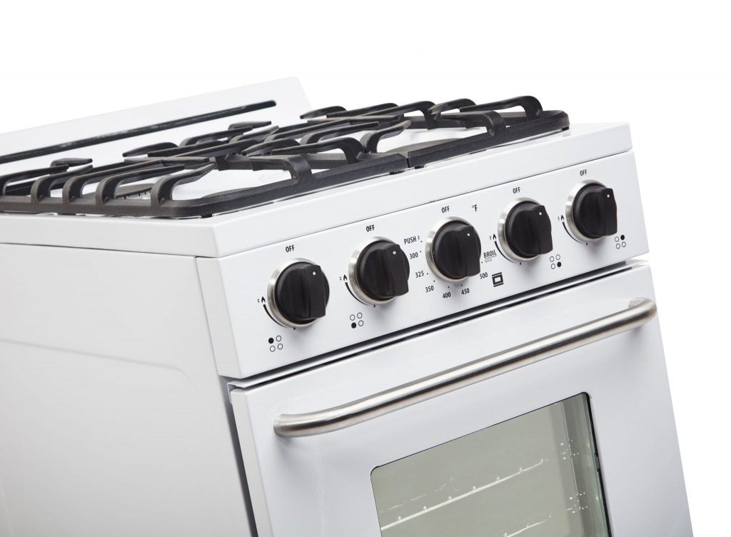 Unique Classic 20' White Off Grid Propane Range