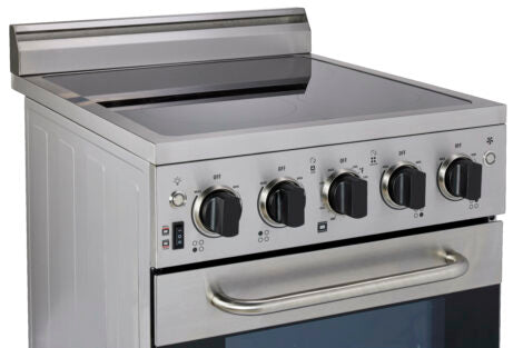 Unique Prestige 20' Stainless Steel Electric Ceramic Top with Electronic ignition