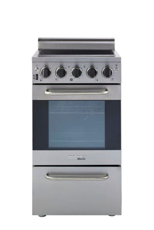Prestige 20-inch 1.6 cu. ft. Electric Range with Convection Oven in Stainless Steel