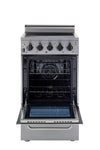 Unique Prestige 20' Stainless Steel Electric Ceramic Top with Electronic ignition