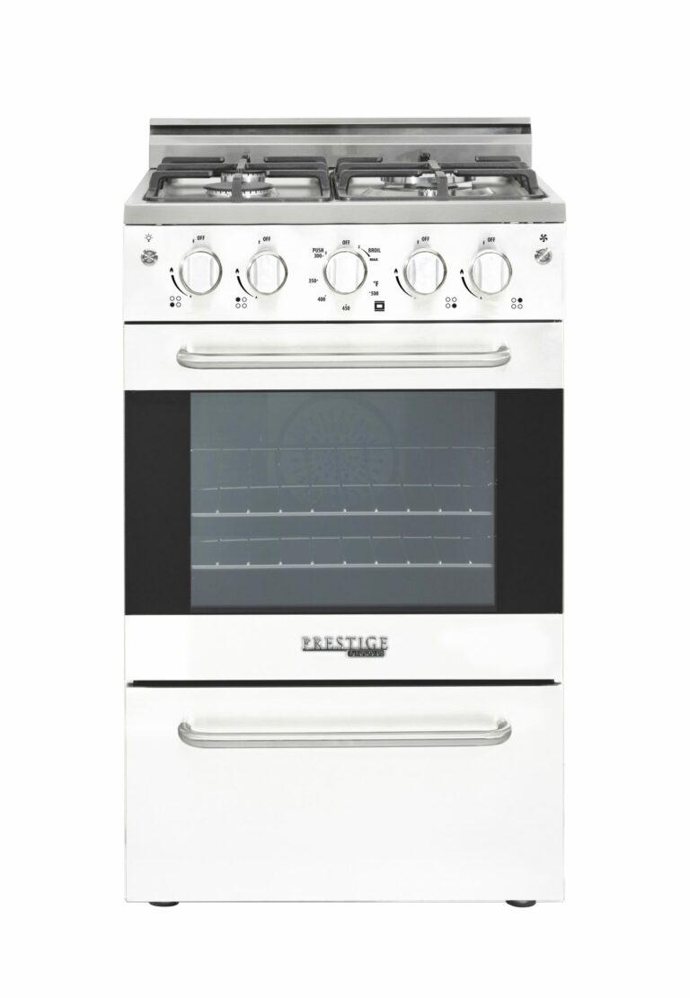 Cuisinière à gaz Prestige avec four à convection et brûleurs scellés, 20 po, 1,6 pi3