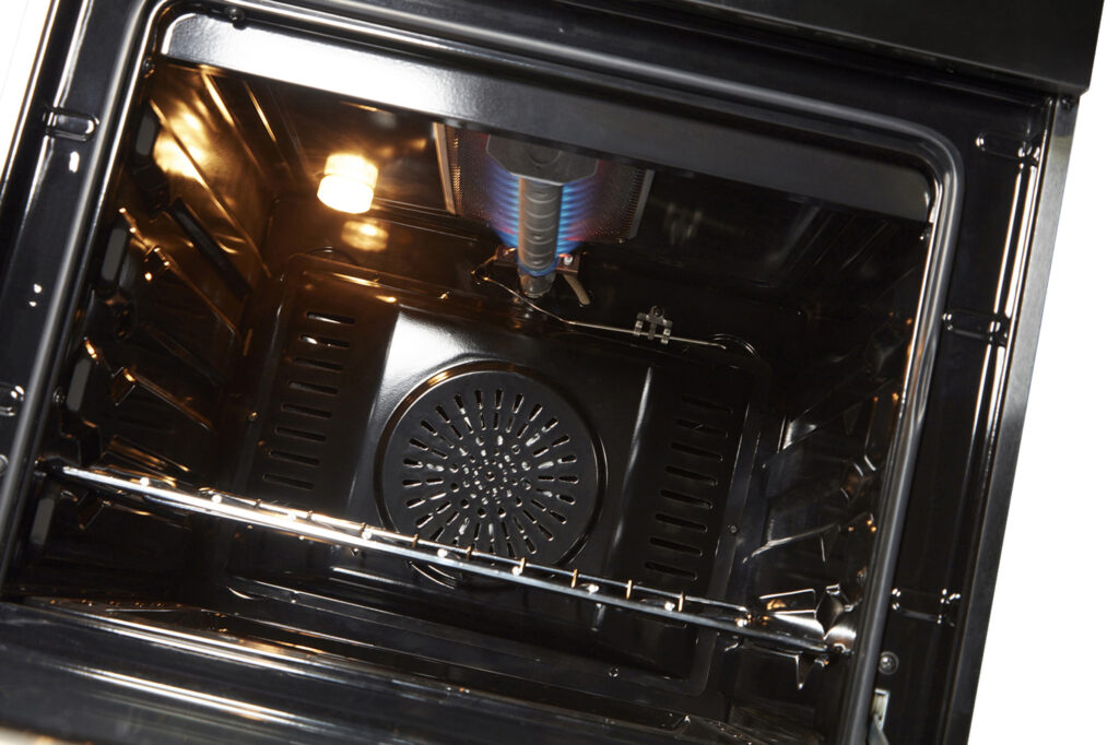 Unique Prestige 20" Black Convection Gas Range, Electronic Ignition