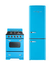 Cuisinière à gaz Classic Rétro avec four à convection, 24 po, 2,9 pi3, Robin Egg Blue