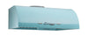 Classic Retro 24-inch 500 CFM Ducted Under Cabinet Range Hood with LED Lighting in Ocean Mist Turquoise