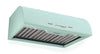 Classic Retro 24-inch 500 CFM Ducted Under Cabinet Range Hood with LED Lighting in Summer Mint Green