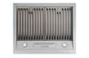 Classic Retro 24-inch 500 CFM Ducted Under Cabinet Range Hood with LED Lighting in Marshmallow White