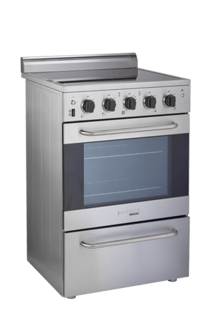 Prestige 24-inch 2.3 cu. ft. Electric Range with Convection Oven in Stainless Steel