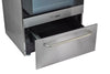 Unique Prestige 24' Stainless Steel Electric Ceramic Top with Electronic ignition