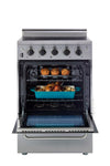 Unique Prestige 24' Stainless Steel Electric Ceramic Top with Electronic ignition