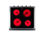 Unique Prestige 24' Stainless Steel Electric Ceramic Top with Electronic ignition