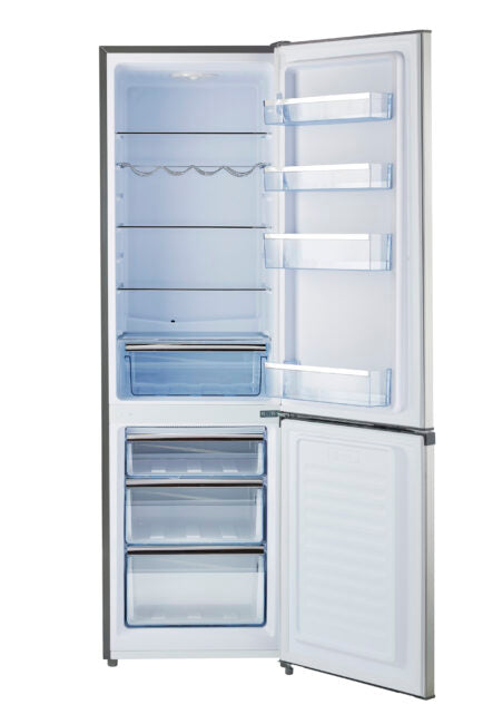 Réfrigérateur électrique à congélateur dans le bas 9 pi³ - Acier inoxydable