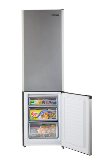 Réfrigérateur électrique à congélateur dans le bas 9 pi³ - Acier inoxydable