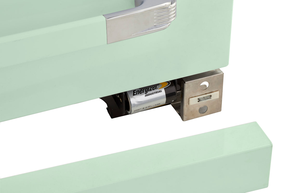 Unique 30' Classic Retro Summer Mint Green Offgrid Range with Large Power burner