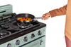 Cuisinière à gaz Classic Rétro avec four à convection, 30 po, 3,9 pi3, Summer Mint Green