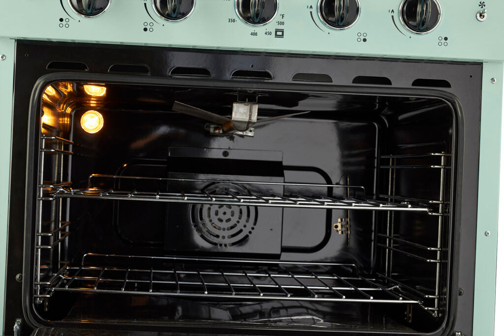 Cuisinière à gaz Classic Rétro avec four à convection, 30 po, 3,9 pi3, Summer Mint Green
