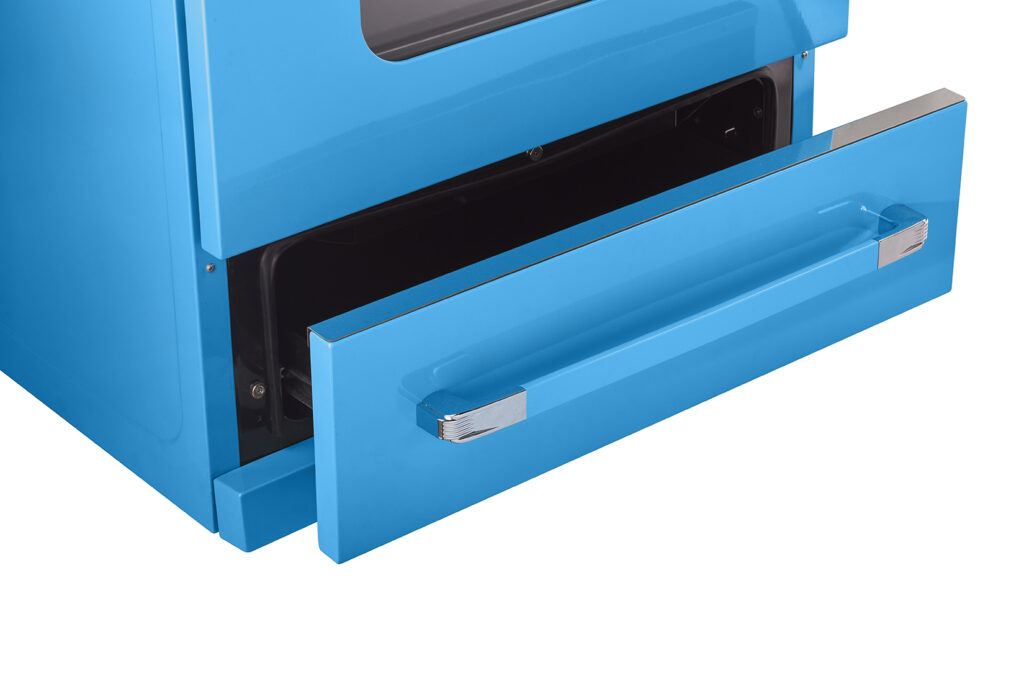Cuisinière à gaz Classic Rétro avec four à convection, 30 po, 3,9 pi3, Robin Egg Blue