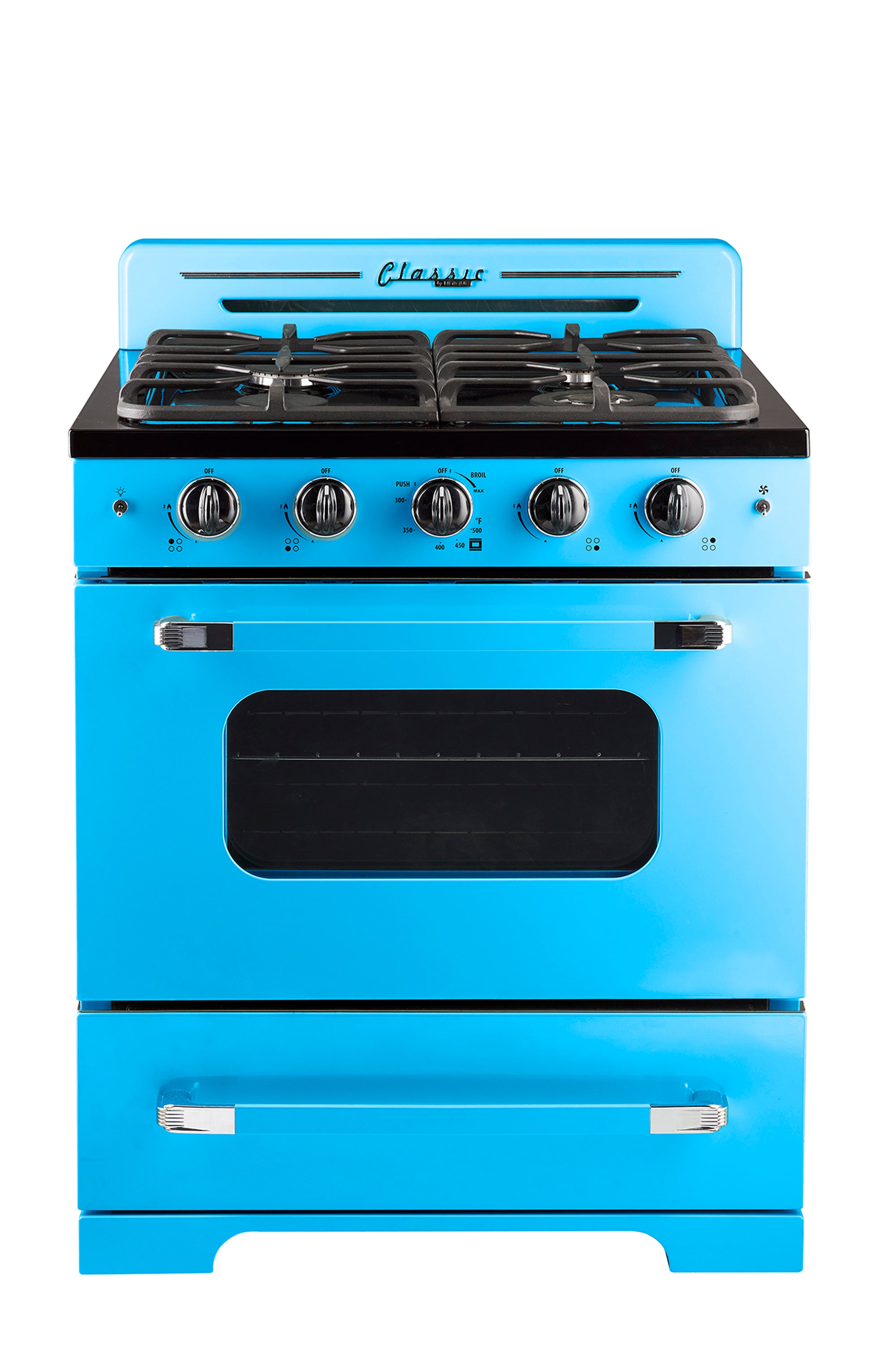Randy ヴィンテージトースター 青 Unique 30' Classic Retro Robin Egg Blue Range – Unique Appliances