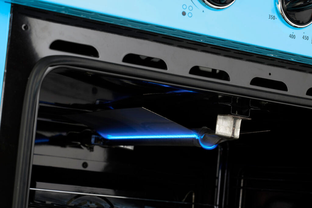 Cuisinière à gaz Classic Rétro avec four à convection, 30 po, 3,9 pi3, Robin Egg Blue