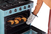 Cuisinière à gaz Classic Rétro avec four à convection, 30 po, 3,9 pi3, Ocean Mist Turquoise