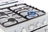 Cuisinière à gaz Classic Rétro avec four à convection, 30 po, 3,9 pi3, Marshmallow White