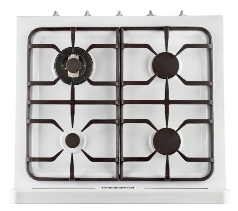 Cuisinière à gaz Classic Rétro avec four à convection, 30 po, 3,9 pi3, Marshmallow White