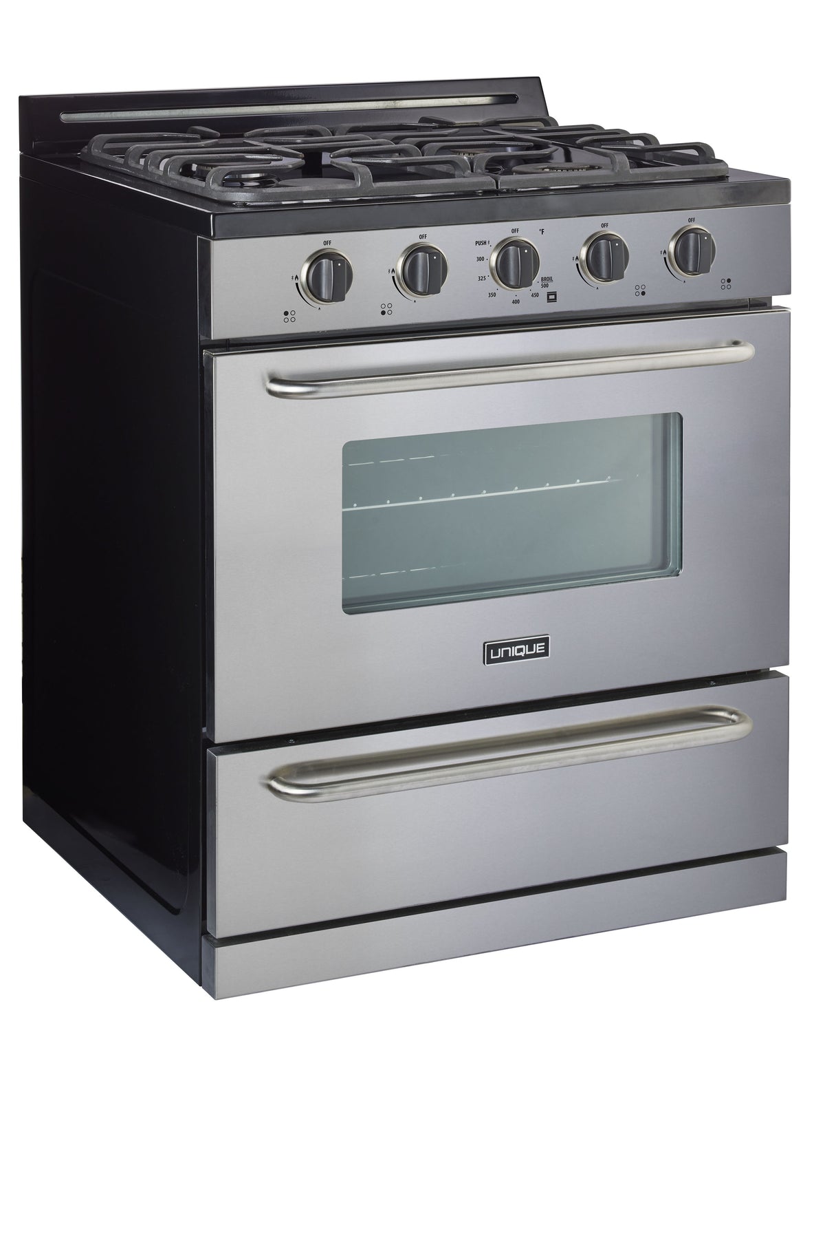 Cuisinière au propane hors réseau unique en acier inoxydable de 30 pi Classic
