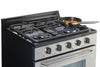Cuisinière au propane hors réseau unique en acier inoxydable de 30 pi Classic
