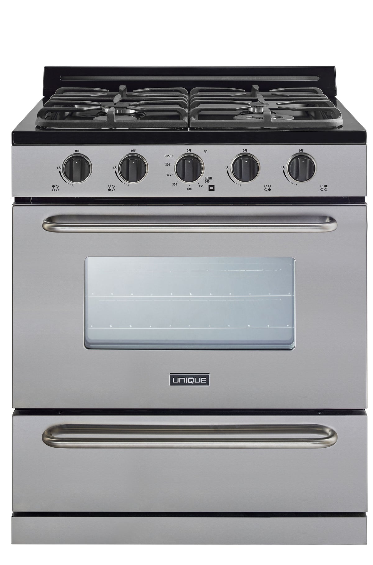 Cuisinière au propane hors réseau unique en acier inoxydable de 30 pi Classic