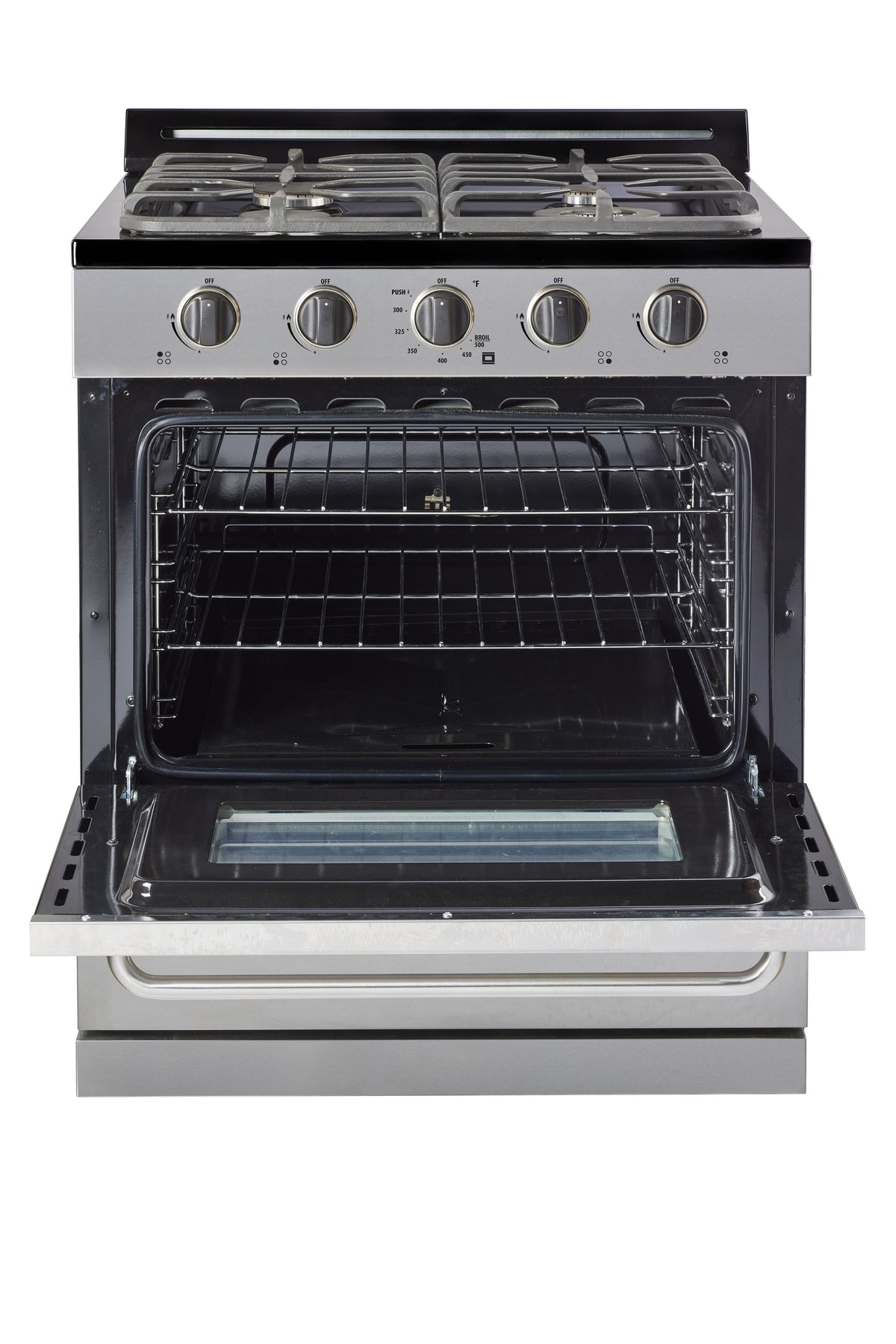 Cuisinière au propane hors réseau unique en acier inoxydable de 30 pi Classic