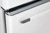 Classic Retro 30 in 17.7 cu. ft. Frost Free Retro Bottom Freezer Refrigerator in Marshmallow White, ENERGY STAR