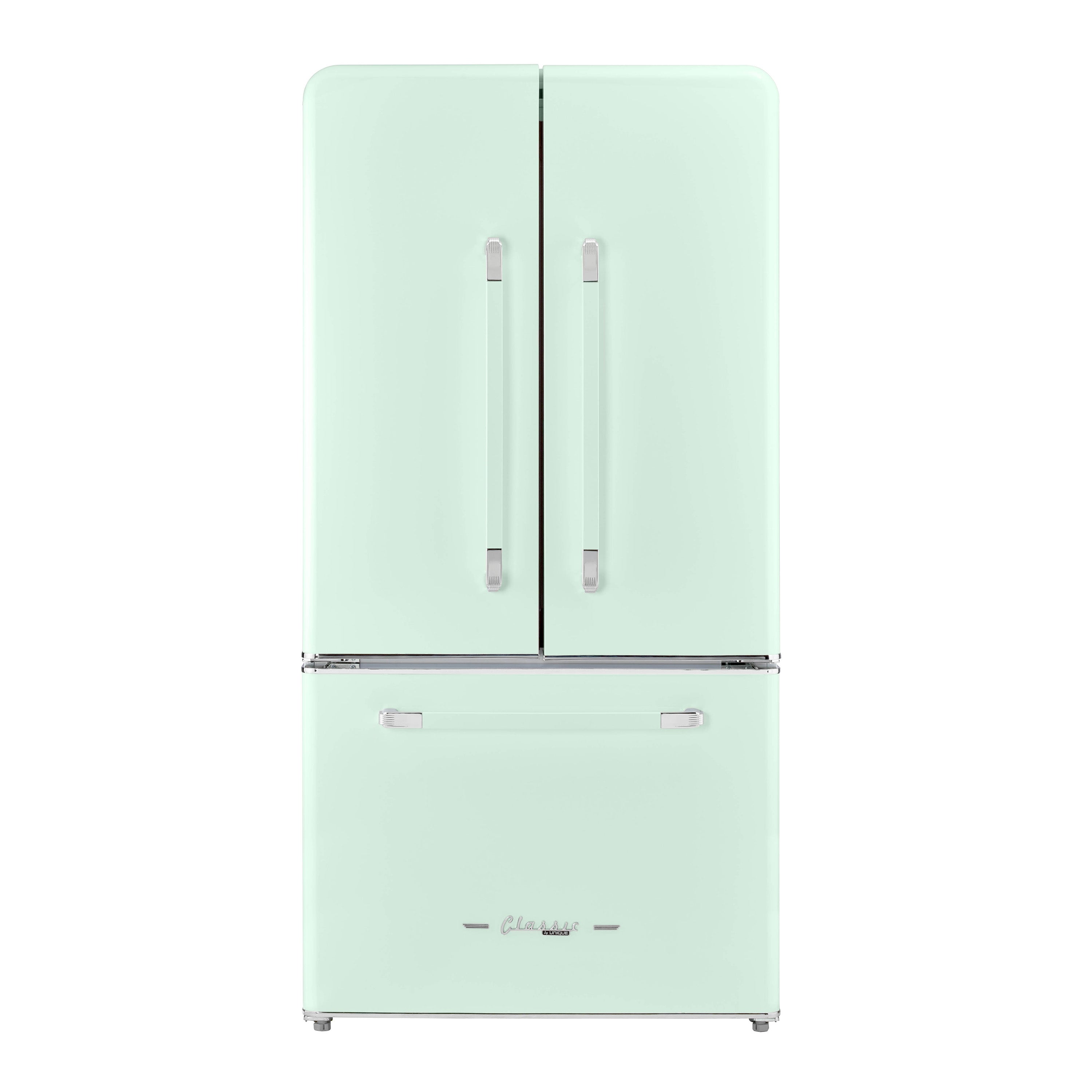 Classic Retro 36-inch 21.4 cu. ft. Frost Free French Door Counter