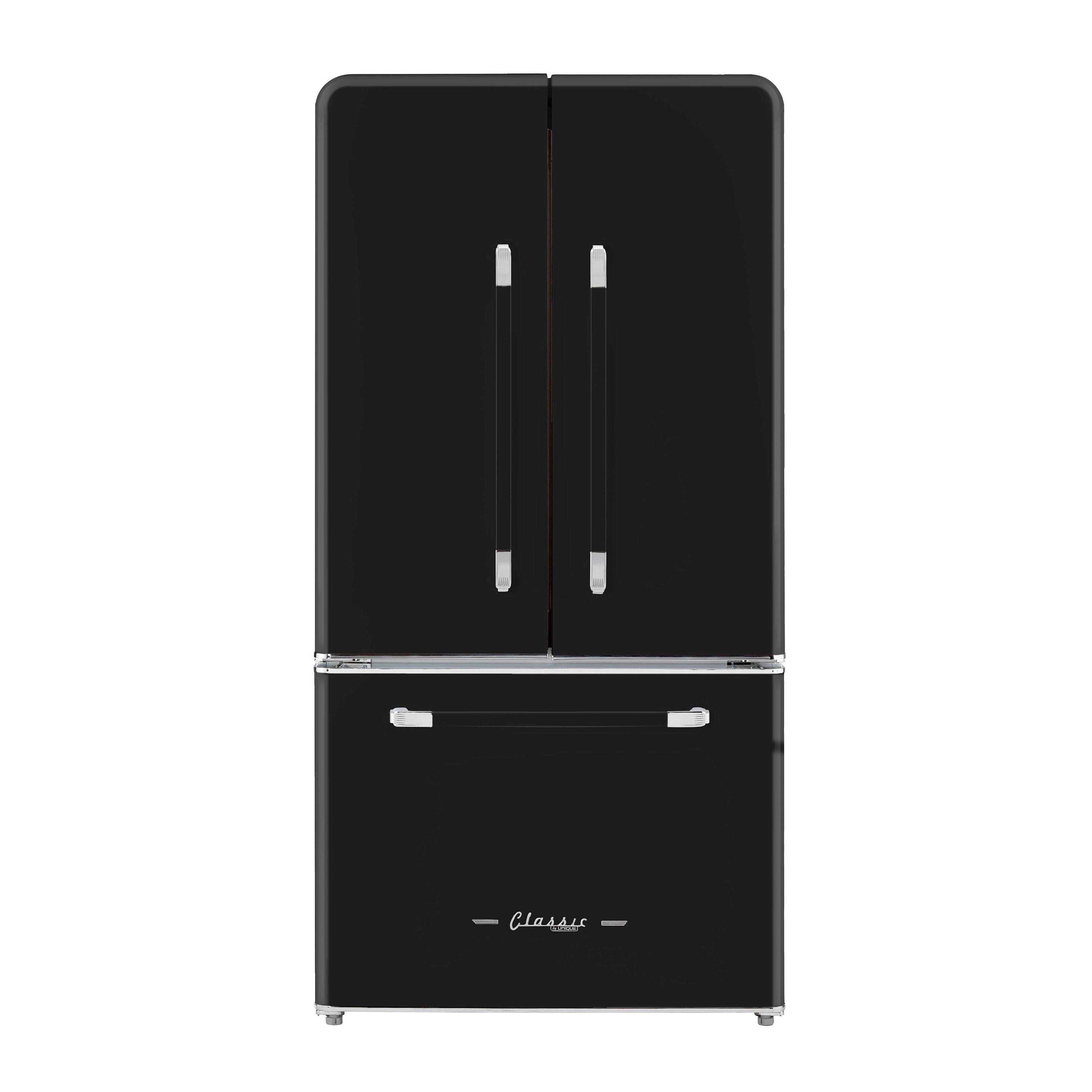 Classic Retro 36-inch 21.4 cu. ft. Frost Free French Door Counter