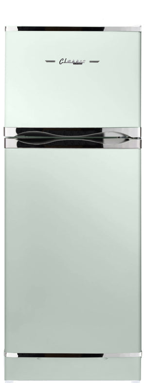 Off-Grid Classic Retro 24-inch 10 cu. ft. Propane Refrigerator with Direct Vent in Summer Mint Green