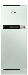 Unique 10 cu/ft Classic Retro Summer Mint Green Propane Refrigerator Standard Model