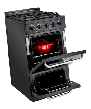 Unique Classic 20' Black Off Grid Propane Range