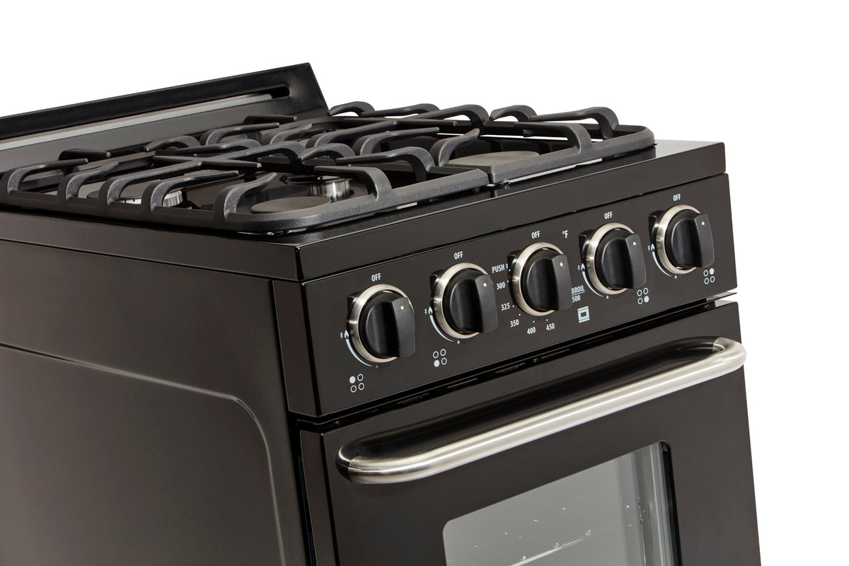 Unique Classic 20' Black Off Grid Propane Range