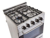 Unique Prestige 20" Stainless Steel Convection Gas Range, Electronic Ignition