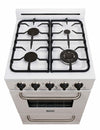 Unique Classic 24' White Off Grid Propane Range
