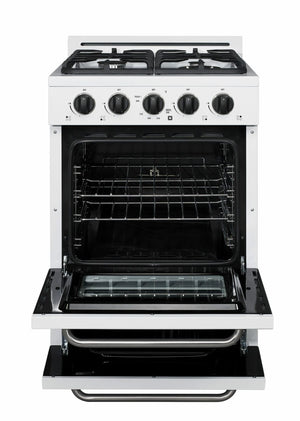 Unique Classic 24 inches White Off Grid Propane Range