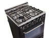 Cuisinière à gaz Prestige avec four à convection et brûleurs scellés, 24 po, 2,3 pi3