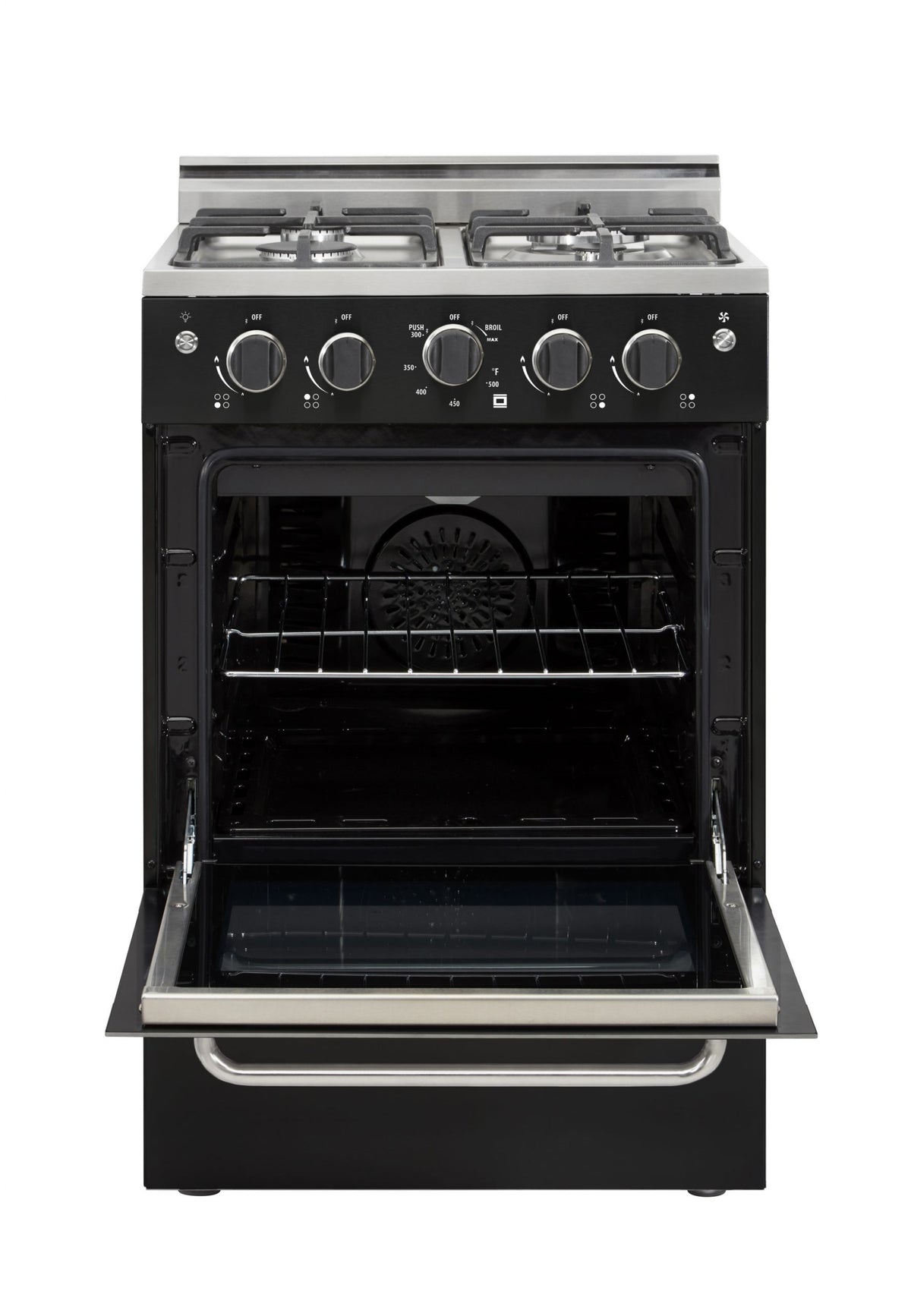 Cuisinière à gaz Prestige avec four à convection et brûleurs scellés, 24 po, 2,3 pi3