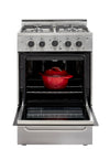 Cuisinière à gaz Prestige avec four à convection et brûleurs scellés, 24 po, 2,3 pi3