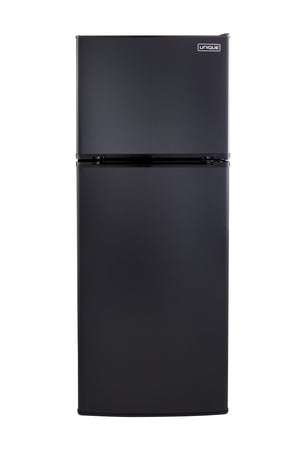 Unique 290 Litre Black 12/24 DC Refrigerator/Freezer