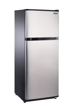 Off-Grid 24-inch 10.3 cu. ft. 290L Solar DC Top Freezer Refrigerator in Stainless Steel