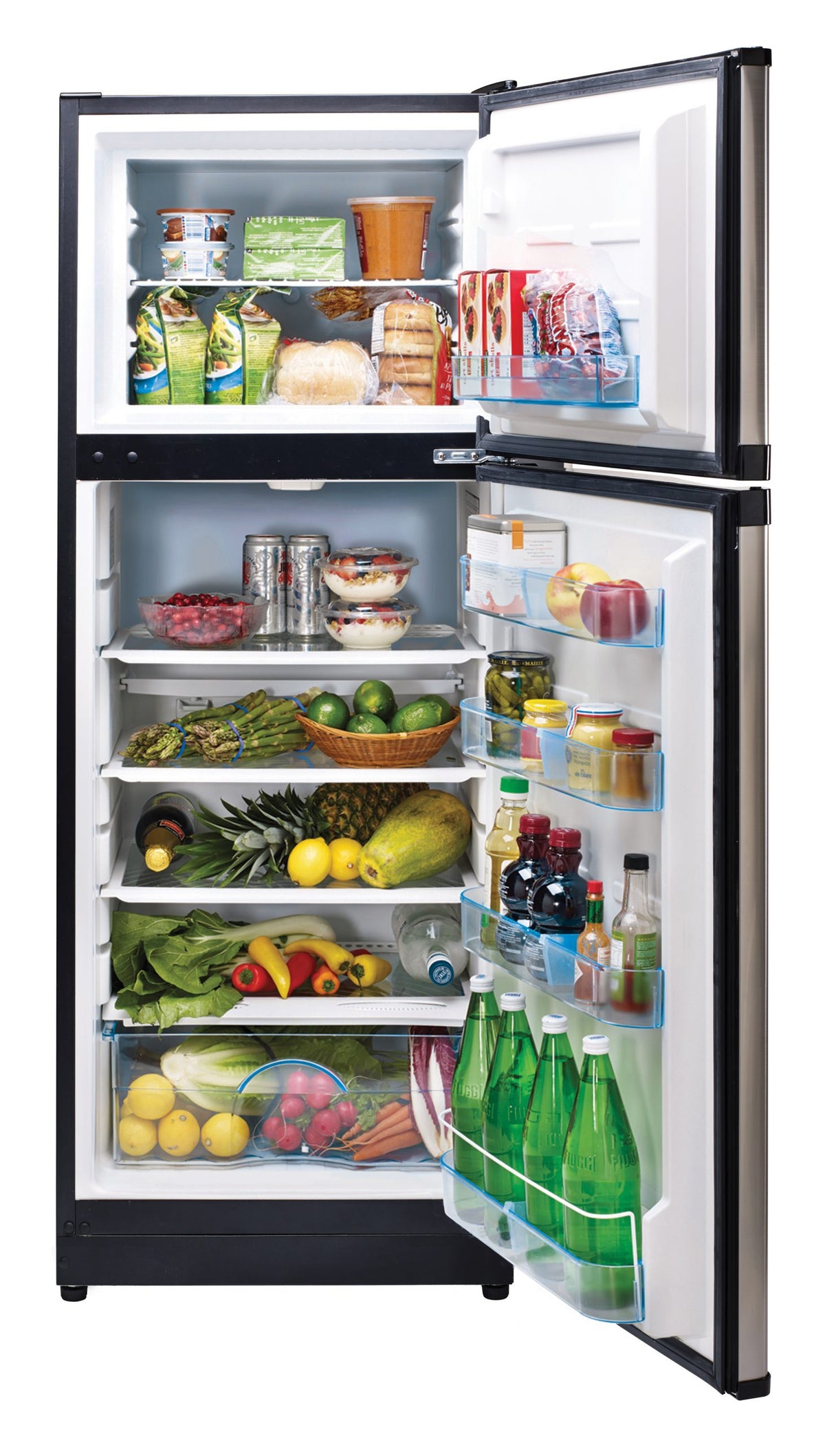 Unique 290 Litre Stainless Steel 12/24 DC Refrigerator/Freezer