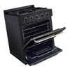 Unique Classic 30" Black Off Grid Propane Range