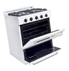 Unique Classic 30' White Off Grid Propane Range