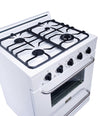 Unique Classic 30' White Off Grid Propane Range